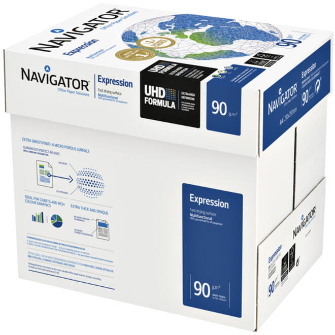 Kopieerpapier Navigator Expression A4 90gr wit 500vel