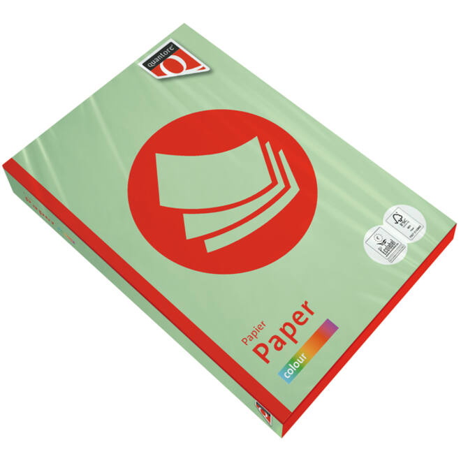 Kopieerpapier Quantore Colour A4 80gr appelgroen 500 vel