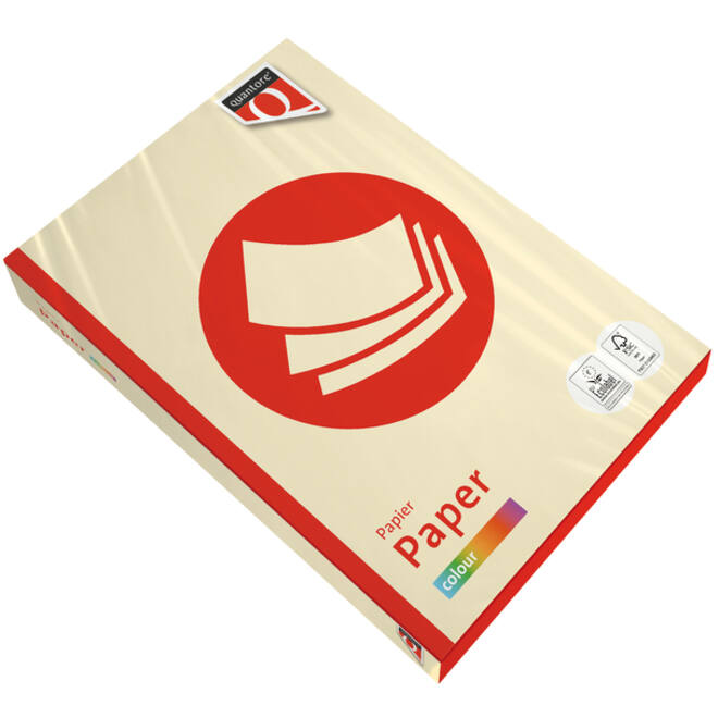 Kopieerpapier Quantore Colour A4 80gr ivoor 500 vel