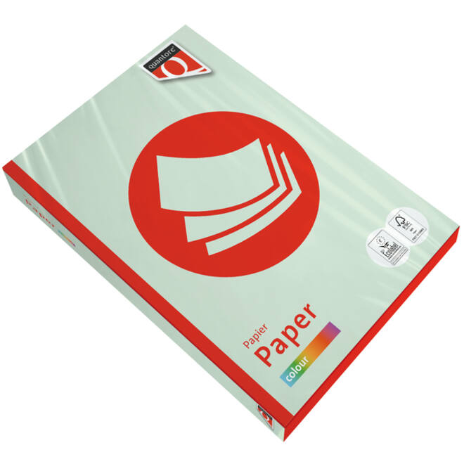 Kopieerpapier Quantore Colour A4 80gr lichtgroen 500 vel