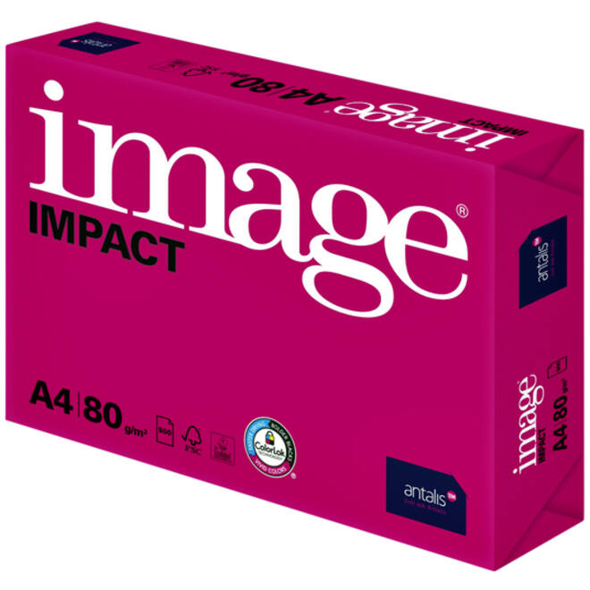 Kopieerpapier Image Impact A4 80gr wit 500vel