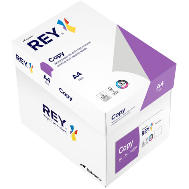 Kopieerpapier Rey Copy A4 80gr wit 500vel