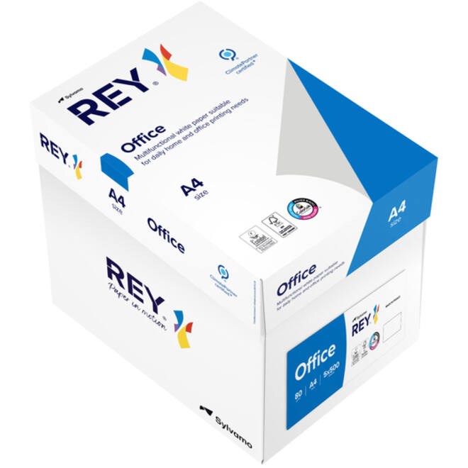 Kopieerpapier Rey Office A4 80gr wit 500vel