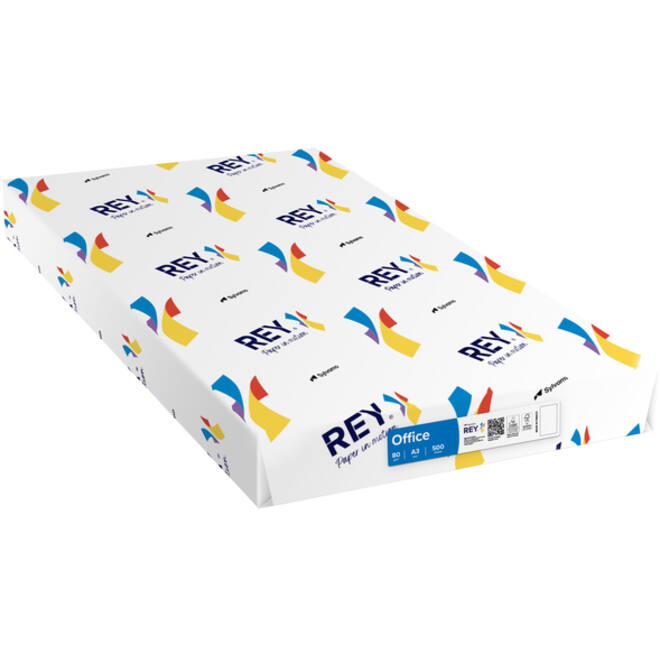 Kopieerpapier Rey Office A3 80gr wit 500vel