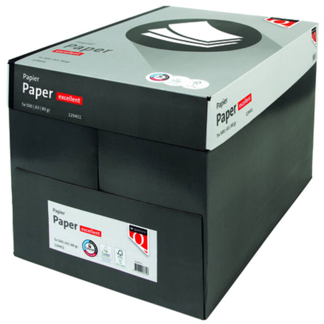 Kopieerpapier Quantore Excellent A3 80gr wit 500vel