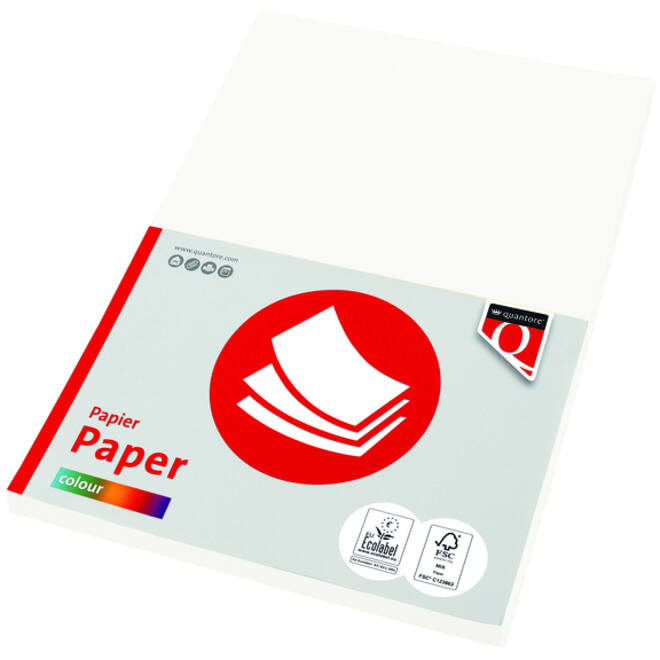 Kopieerpapier Quantore Colour A4 160gr wit 50vel