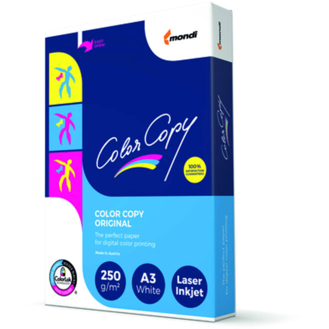 Laserpapier Color Copy A3 250gr wit 125vel