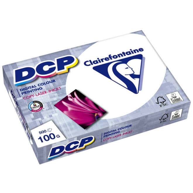 Laserpapier Clairefontaine DCP A4 100gr wit 500vel