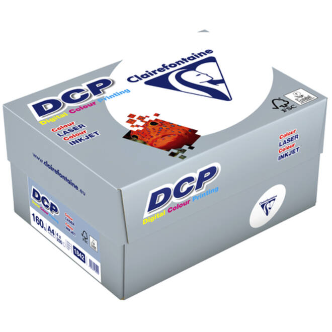 Laserpapier Clairefontaine DCP A4 160gr wit 250vel