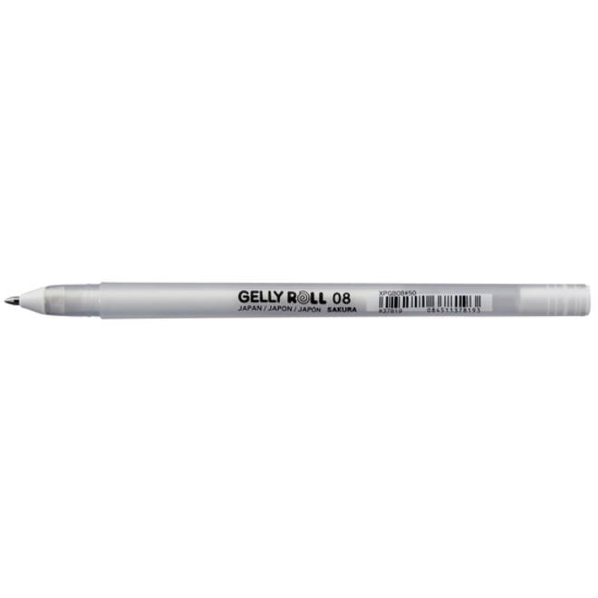 Gelschrijver Sakura Gelly Roll 08 medium 0.4mm wit