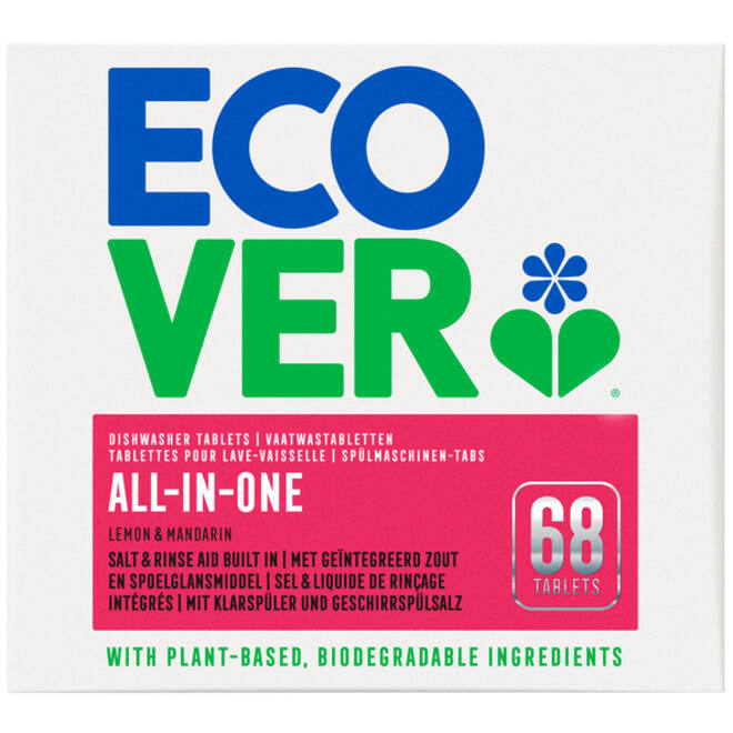 Vaatwastabletten Ecover All In One 68 stuks