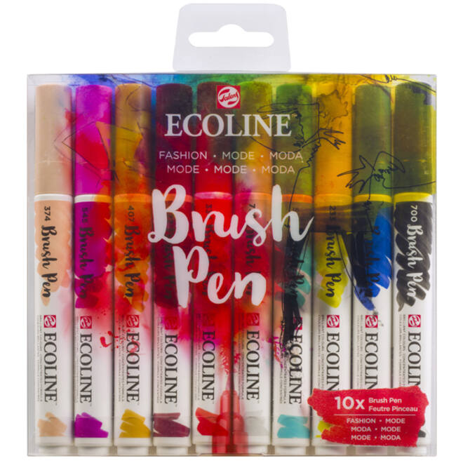 Ecoline Brush Pen set 10 Fashion