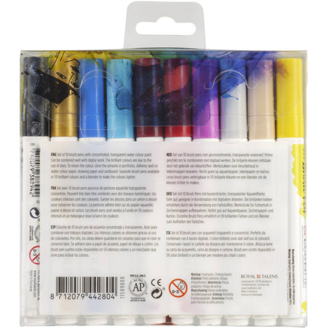 Ecoline Brush Pen set 10 Fashion