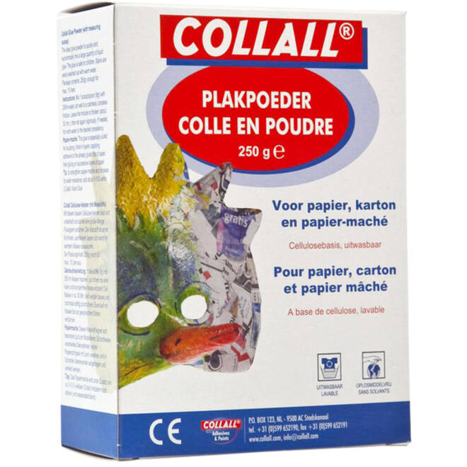 Lijm Collall plakpoeder 250gr