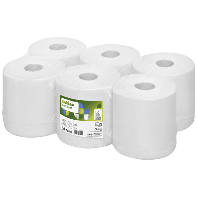 Handdoekrol Satino Comfort PT1 2-laags 150m wit 317940