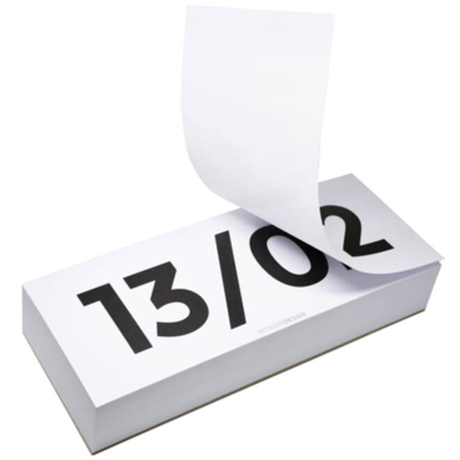 Kalender Octàgon blok wit