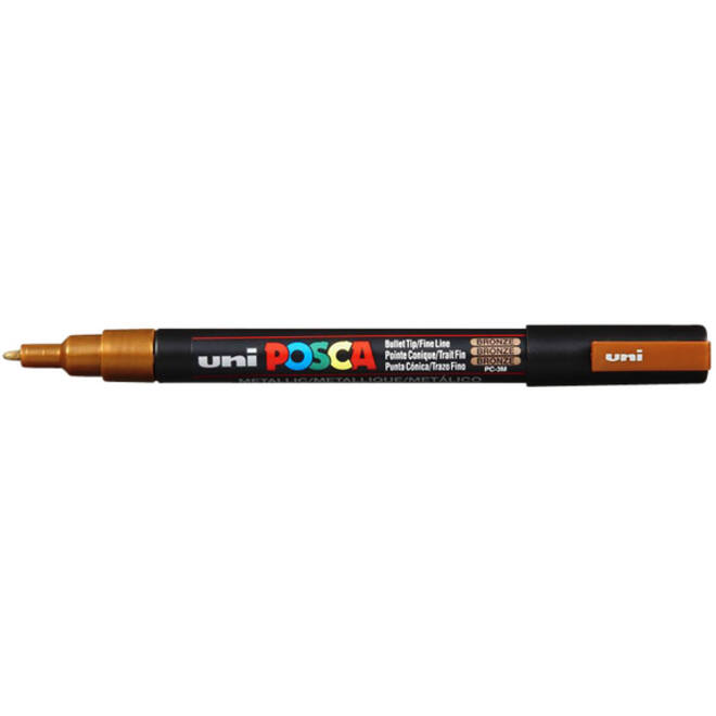 Verfstift Posca PC3M fijn brons