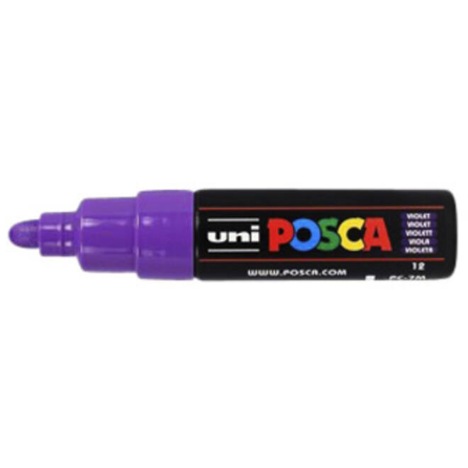 Paintmarker Uni POSCA PC7M breed paars