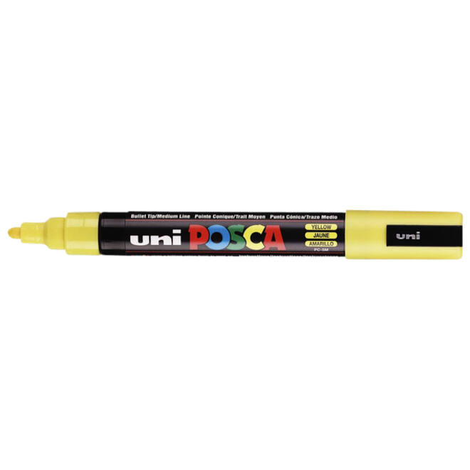 Verfstift Posca PC5M medium geel