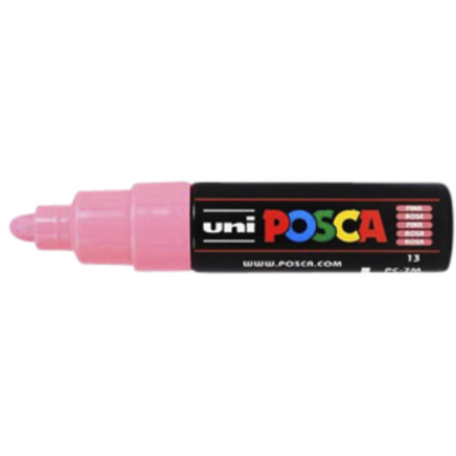 Verfstift Posca PC7M breed roze