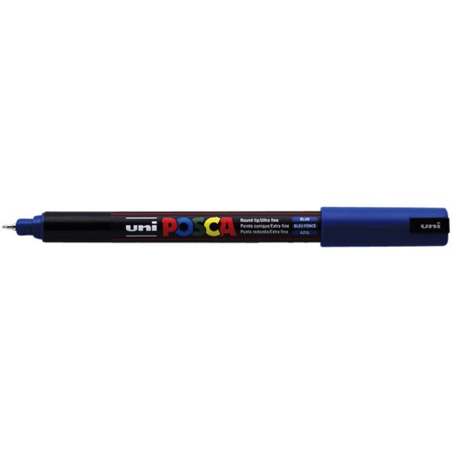 Verfstift Posca PC1MR extra fijn donkerblauw