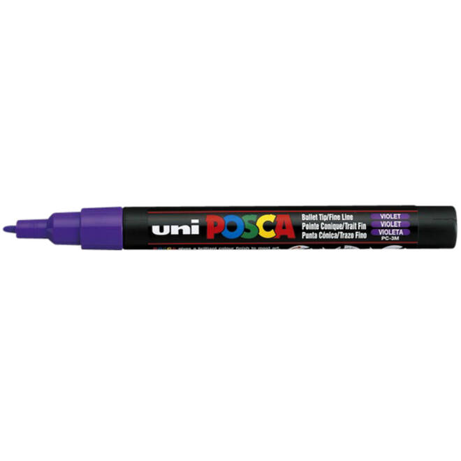 Verfstift Posca PC3M fijn paars