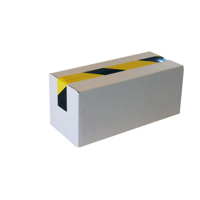 Waarschuwingstape IEZZY 50mmx66m zwart/geel