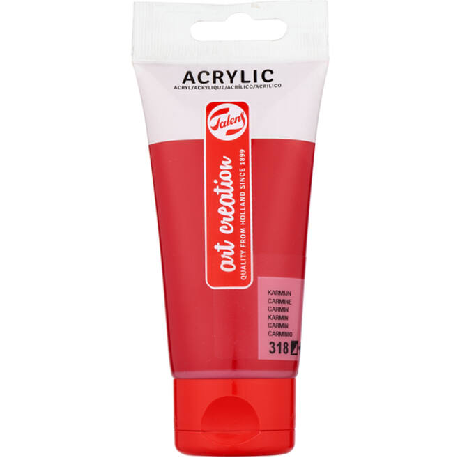 Acrylverf Talens Art Creation 318 karmijn tube à 75ml