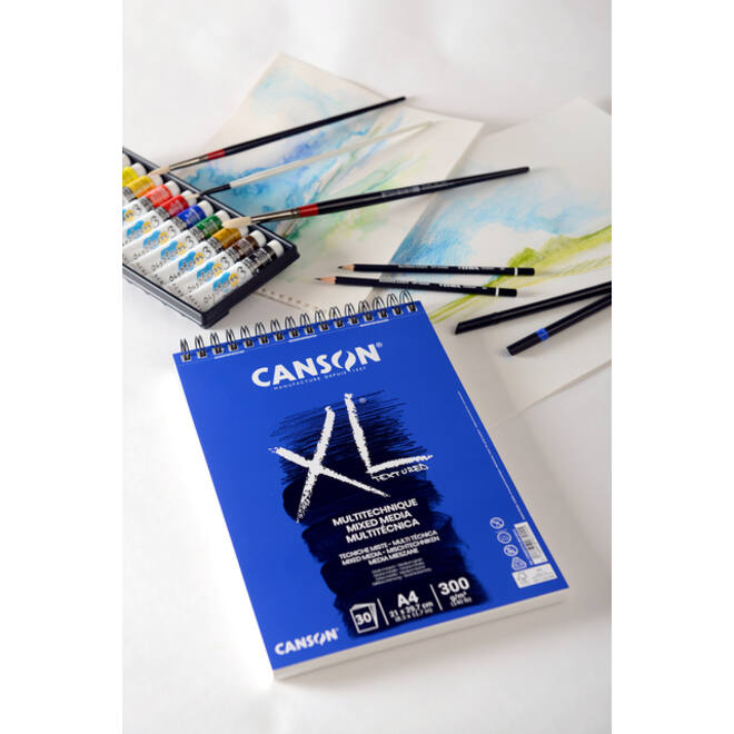 Aquarelblok Canson XL A5 15V 300gr spiraal