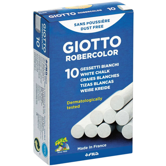 Schoolbordkrijt Giotto wit doos à 10 stuks
