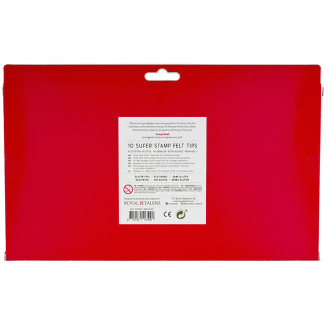 Stempelstift Bruynzeel Kids super set à 10 stuks assorti
