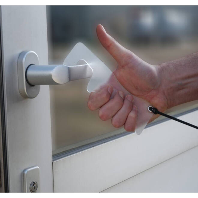 Deuropener Hands-Free Djois acryl transparant 4 stuks
