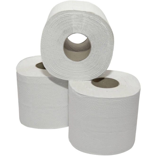Toiletpapier 2laags recycled 400vel wit