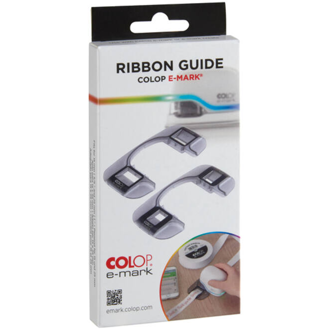 Tekststempel Colop E-Mark lint geleider 15/25mm set