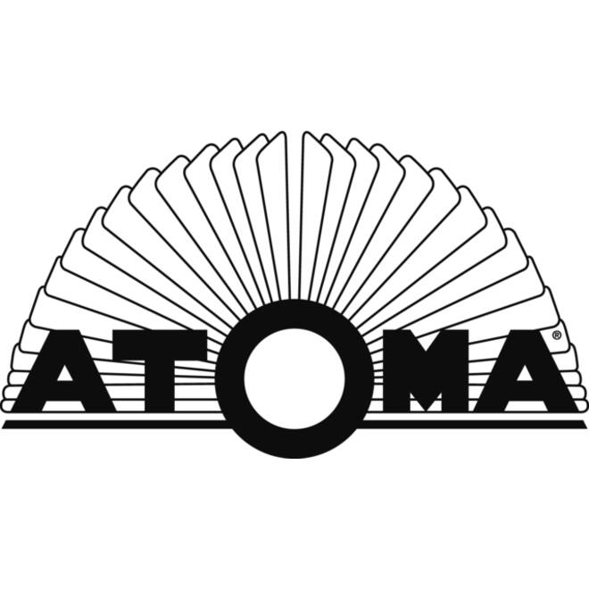 Adresboek Atoma A5 lijn 54vel 90gr PP assorti