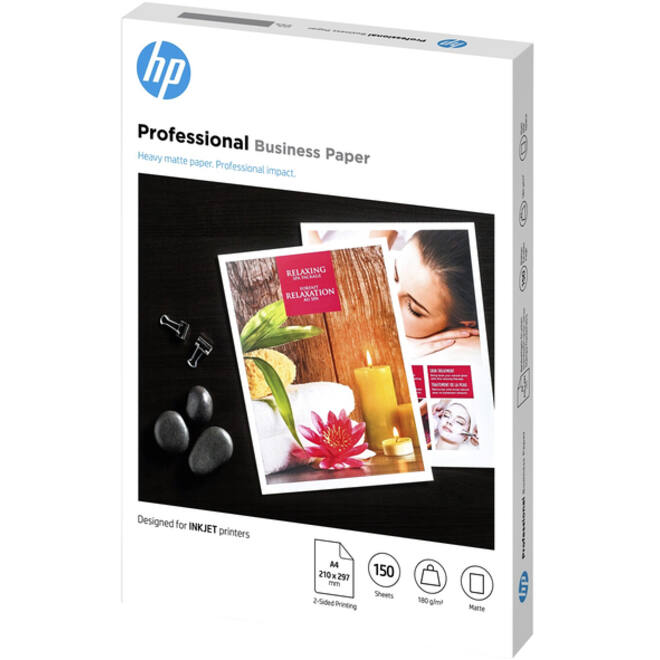 Inkjetpapier HP 7MV79A A4 mat 180gr 150vel