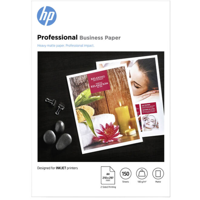 Inkjetpapier HP 7MV79A A4 mat 180gr 150vel