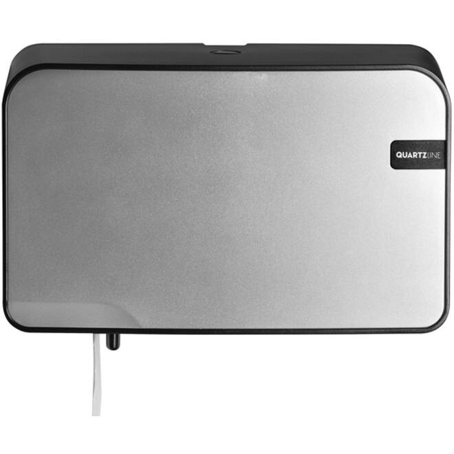 Toiletpapierdispenser QuartzLine Q2 duo zilver 441092