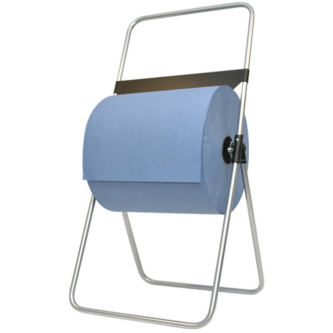 Poetspapierdispenser Euro Products V1 vloerstandaard RVS 438300