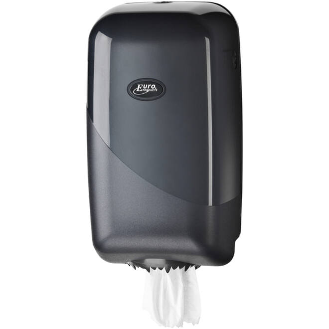 Poetspapierdispenser Pearl Line P17 mini zwart 431155