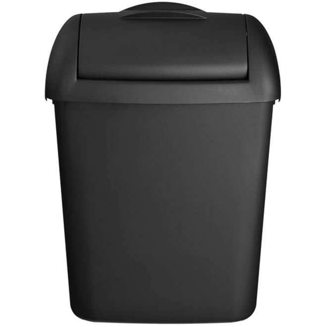 Dameshygiënebak QuartzLine Q28 8 liter zwart 441458