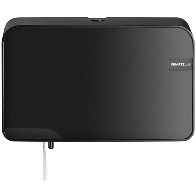 Toiletpapierdispenser QuartzLine Q2 duo zwart 441052