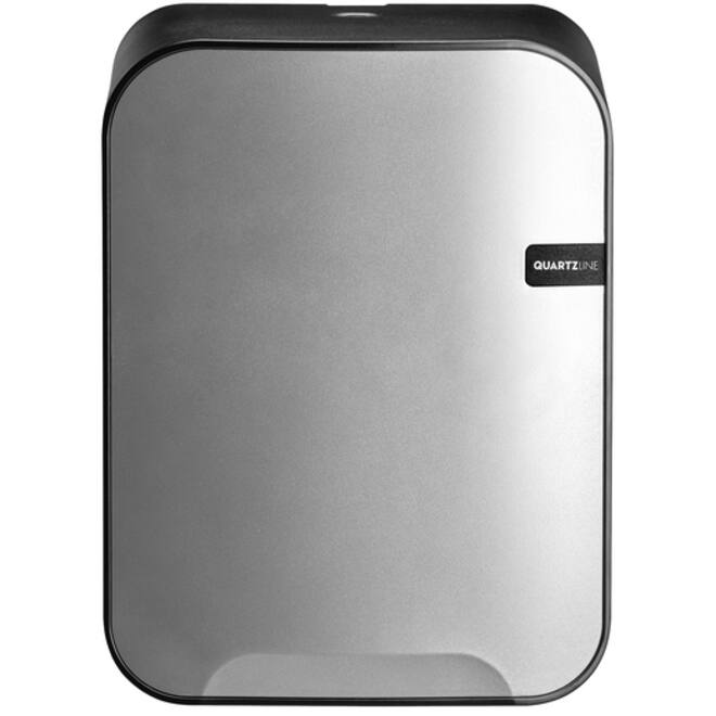 Poetspapierdispenser QuartzLine Q16 midi zilver 441194