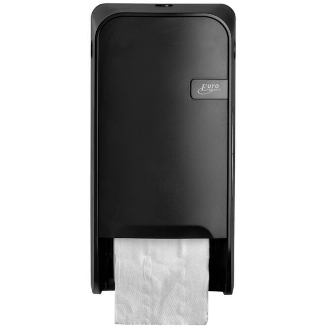 Toiletpapierdispenser QuartzLine Q1 doprol duo zwart 441051