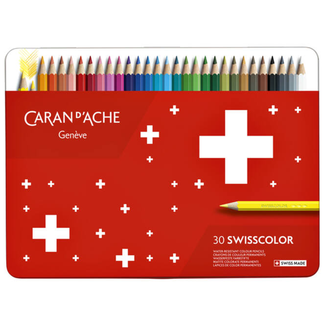 Kleurpotloden Caran d'Ache Swisscolor 30stuks ass