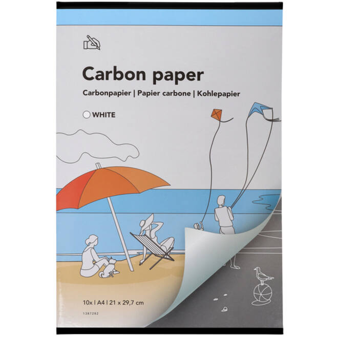 Carbonpapier Qbasic A4 21x29,7cm 10x wit