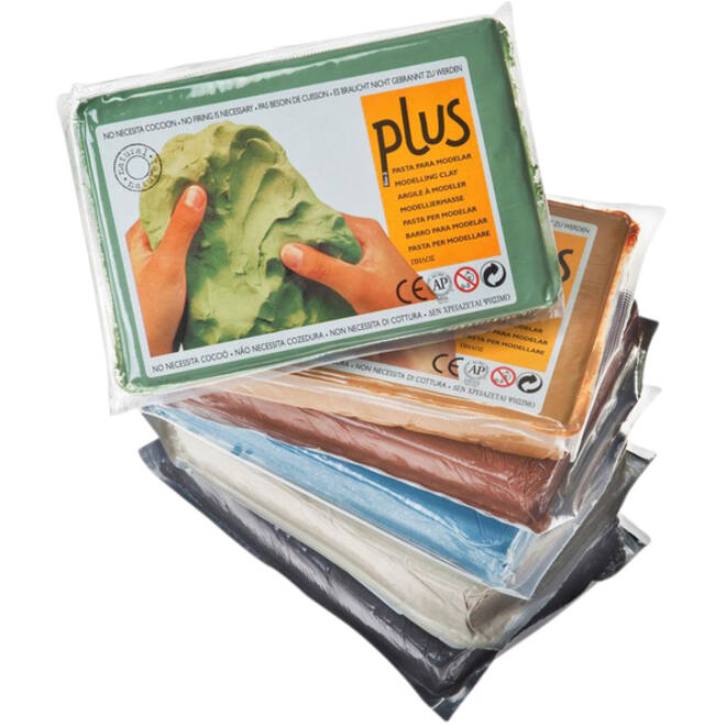 Klei Plus 1kg zwart