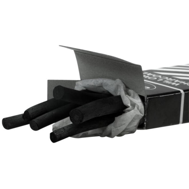 Houtskool Coates 5-6mm doos à 6 stuks