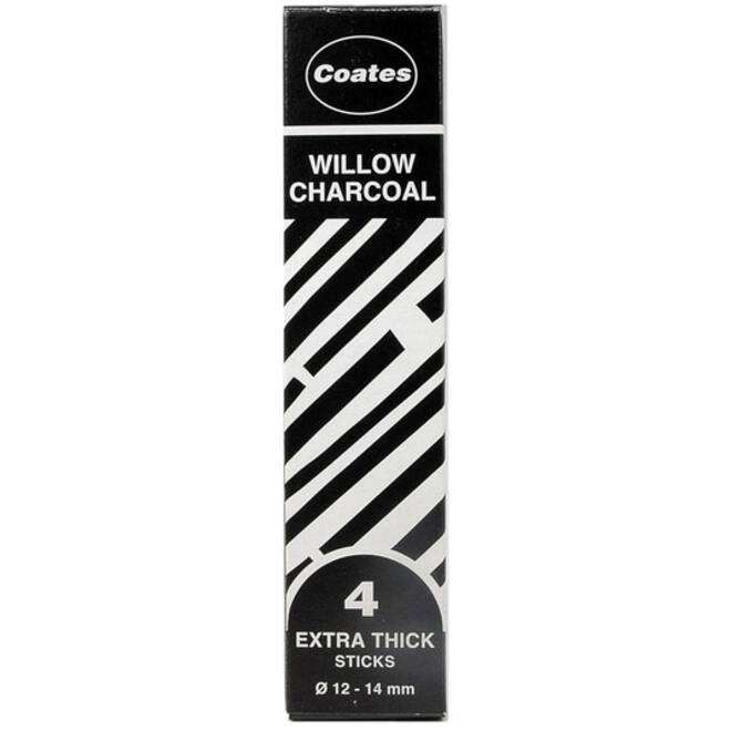 Houtskool Coates 12-14mm doos à 4 stuks