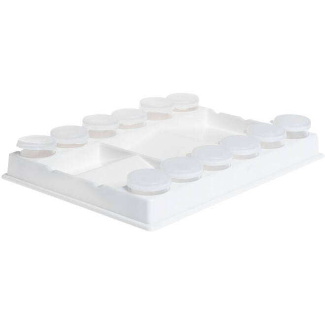 Palet Conda 20 x 15 x 3 cm plastic wit